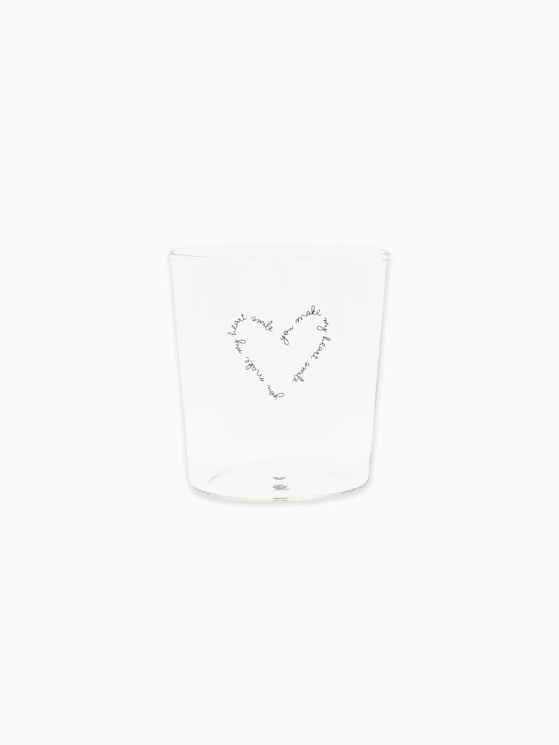 Bicchiere You Make My Heart Smile