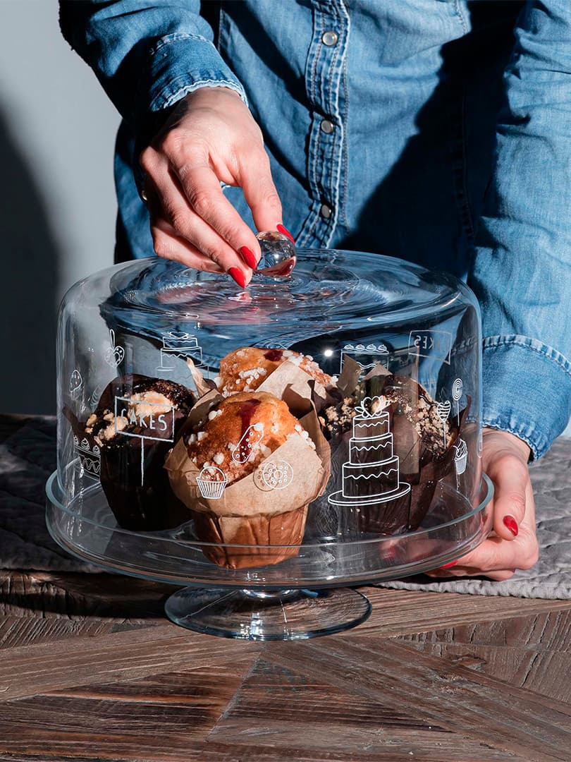 Campana in Vetro Soffiato Cakes