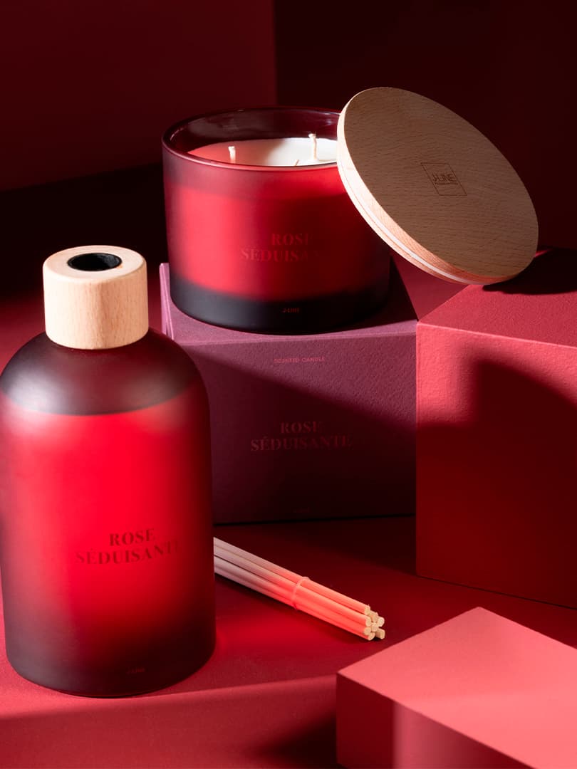 Candela profumata Rose Séduisante