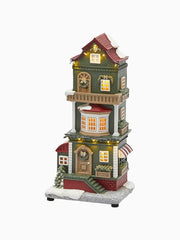 Casetta Natalizia con Musica e Luci LED