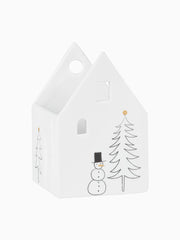 Casetta Portacandele in Porcellana