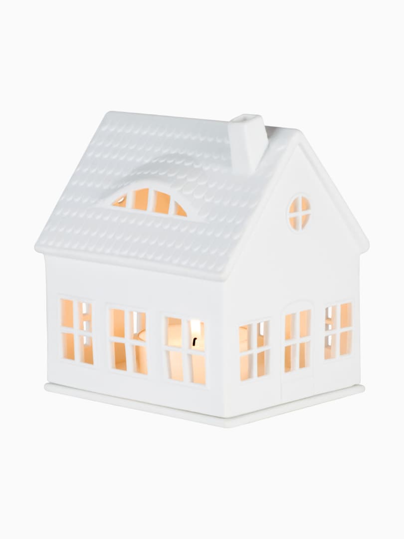 Casetta Portacandele in Porcellana