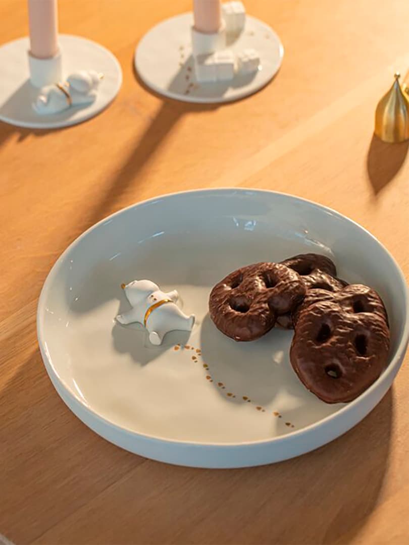 Ciotola L’Angelo di Neve di Santa in Porcellana