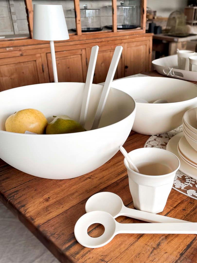 Ciotola in Melanina con Posate