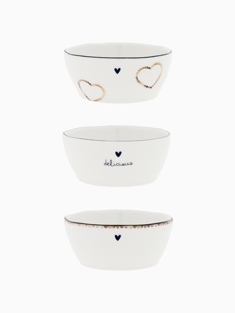 Set 3 Ciotoline Cuori