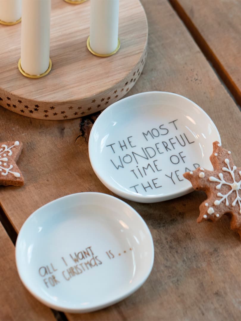 Ciotolina Natalizia in Porcellana