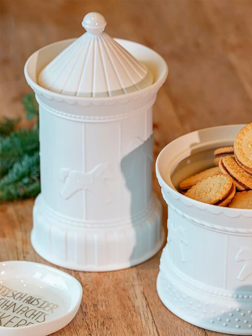 Contenitore Carosello in Porcellana