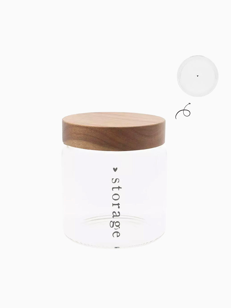 Contenitore in Vetro con tappo Ermetico