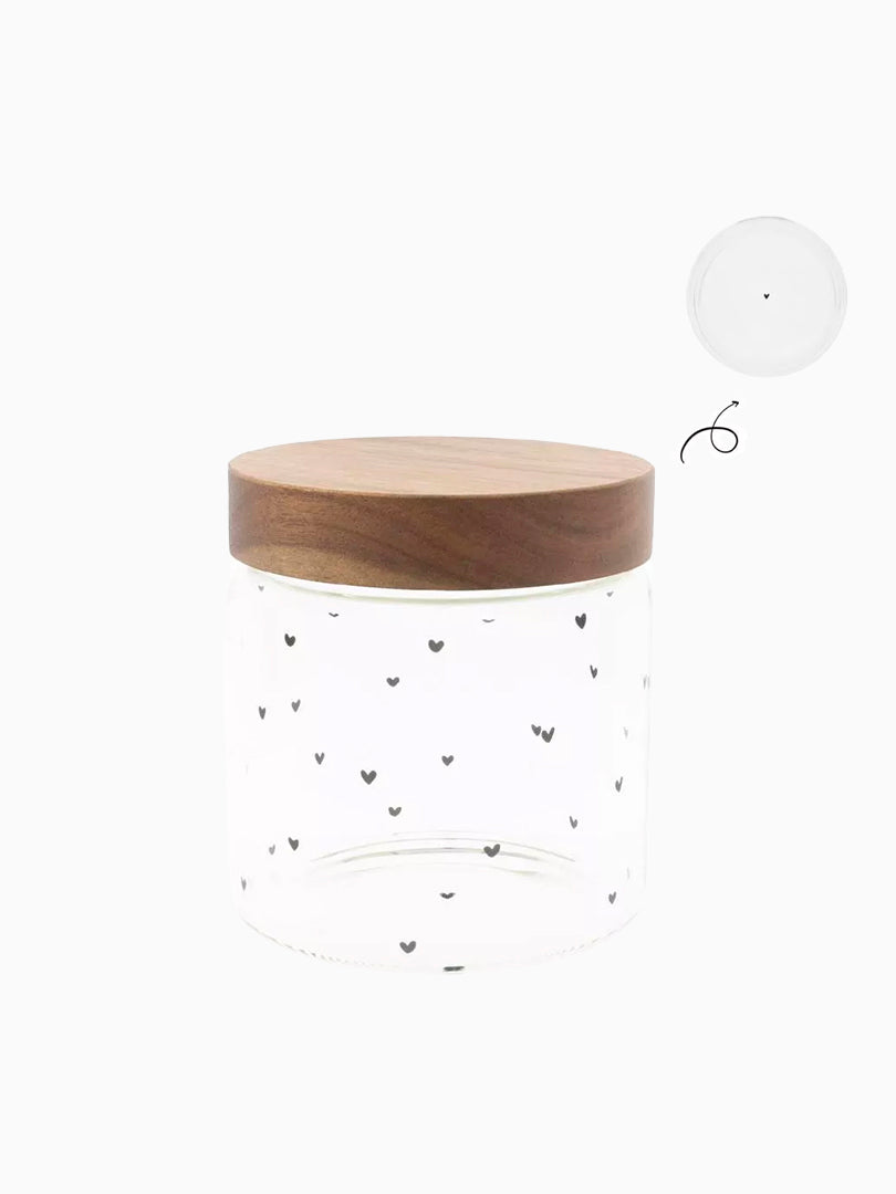 Contenitore in Vetro con tappo Ermetico