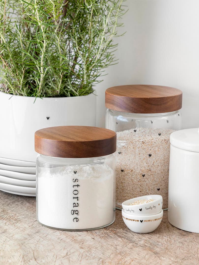 Contenitore in Vetro con tappo Ermetico