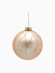 Palla Decorativa in Vetro con Rami