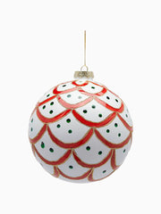 Palla Decorativa in Vetro con Balze