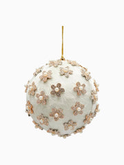 Pallina Flower con Decoro Fiori