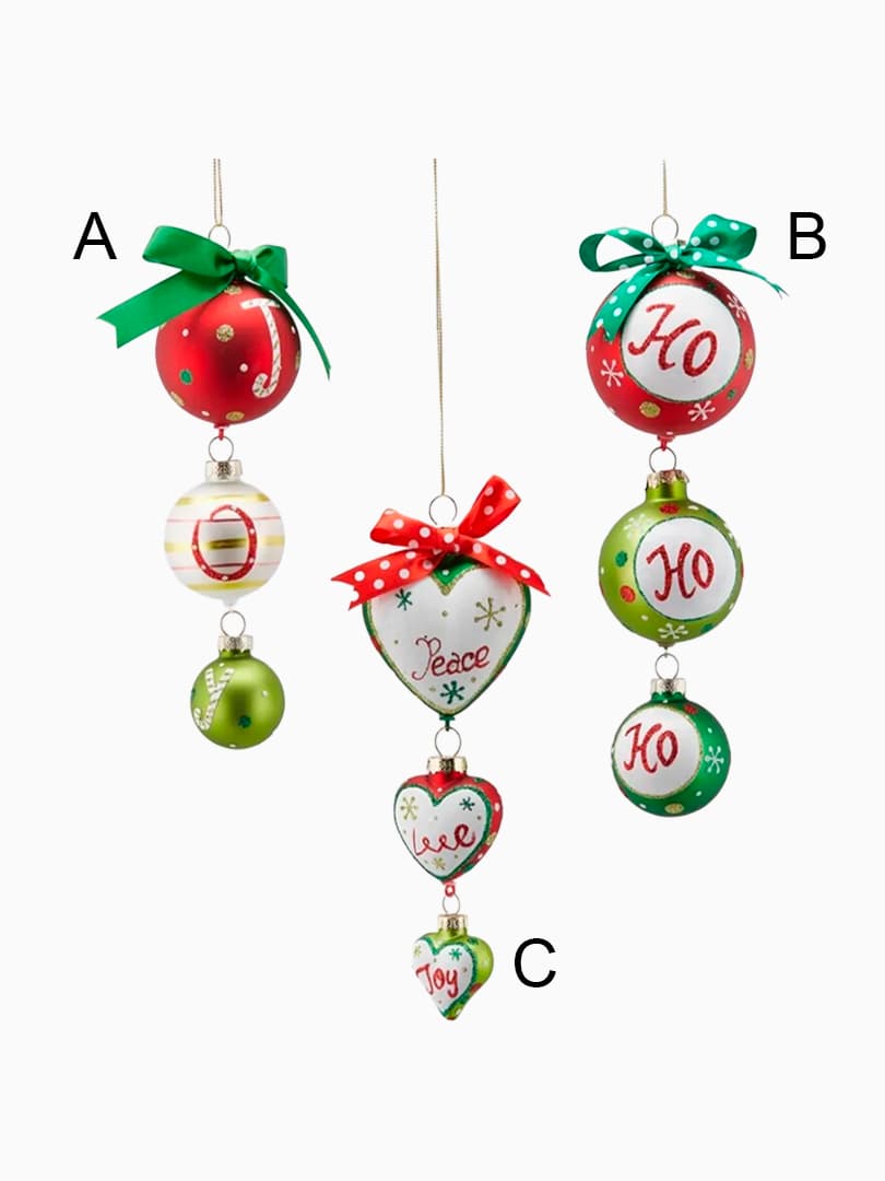 Pendenti di Natale in Vetro