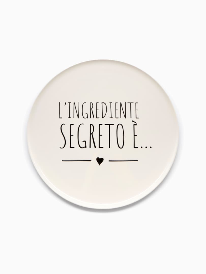 Piatto Pizza in Ceramica L’ingrediente Segreto