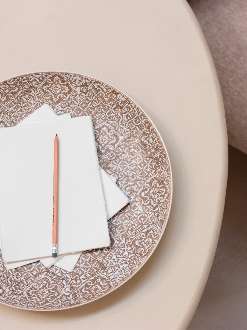 Piatto Wabi in Porcellana