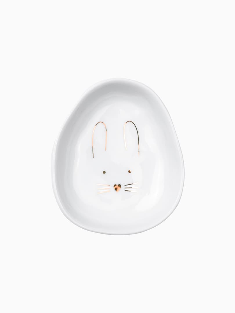 Piatto in Porcellana Musino di Coniglio