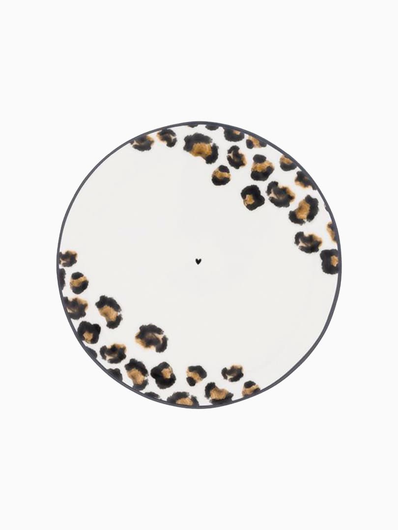 Piatto Leopard in Ceramica