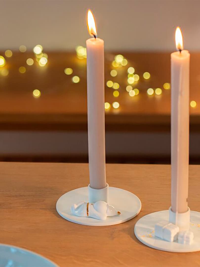 Portacandela La stella di Santa