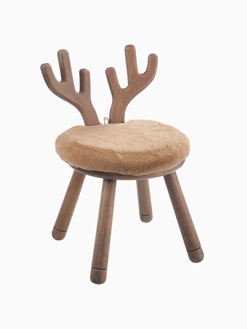 Sedia Orecchio Cervo in Legno Naturale