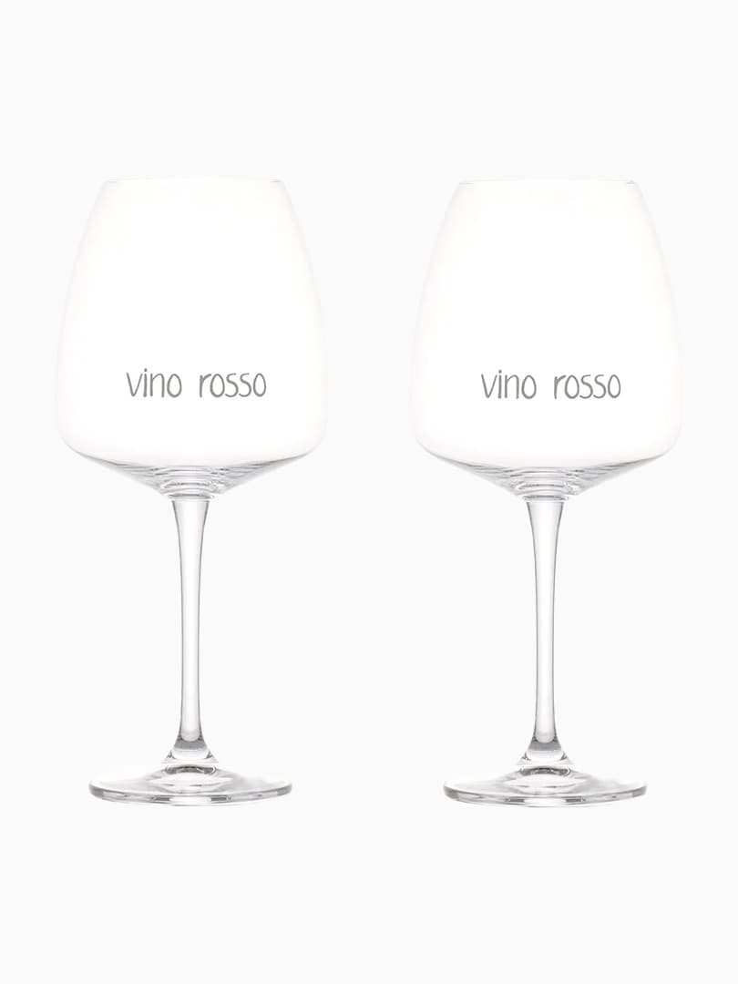 Set 2 Calici Vino Rosso