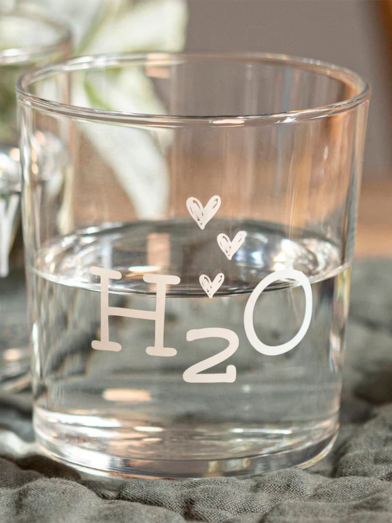 Set 6 Bicchieri Acqua H2O