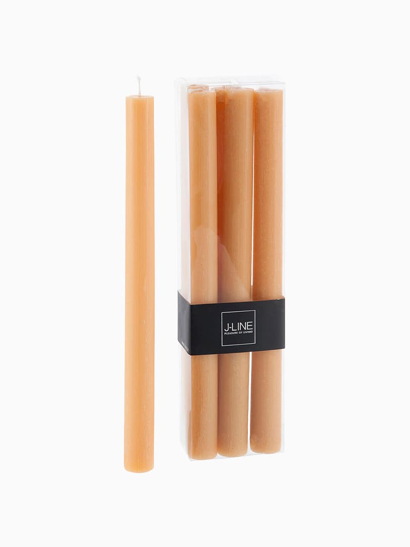 Set di 6 Candele Ocra
