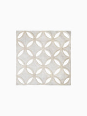 Sottopiatto Quadro in Abaca Bianco