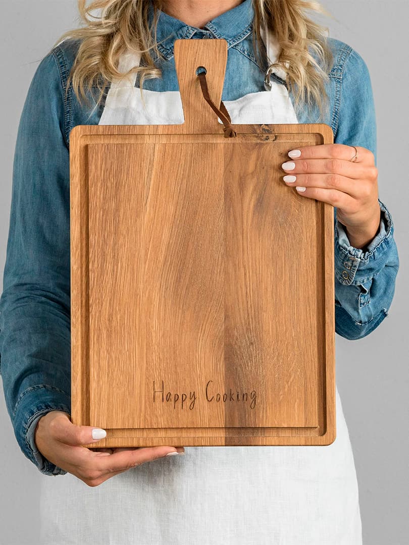 Tagliere Rettangolare Happy Cooking