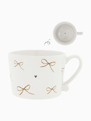 Tazza in Ceramica con Fiocchi