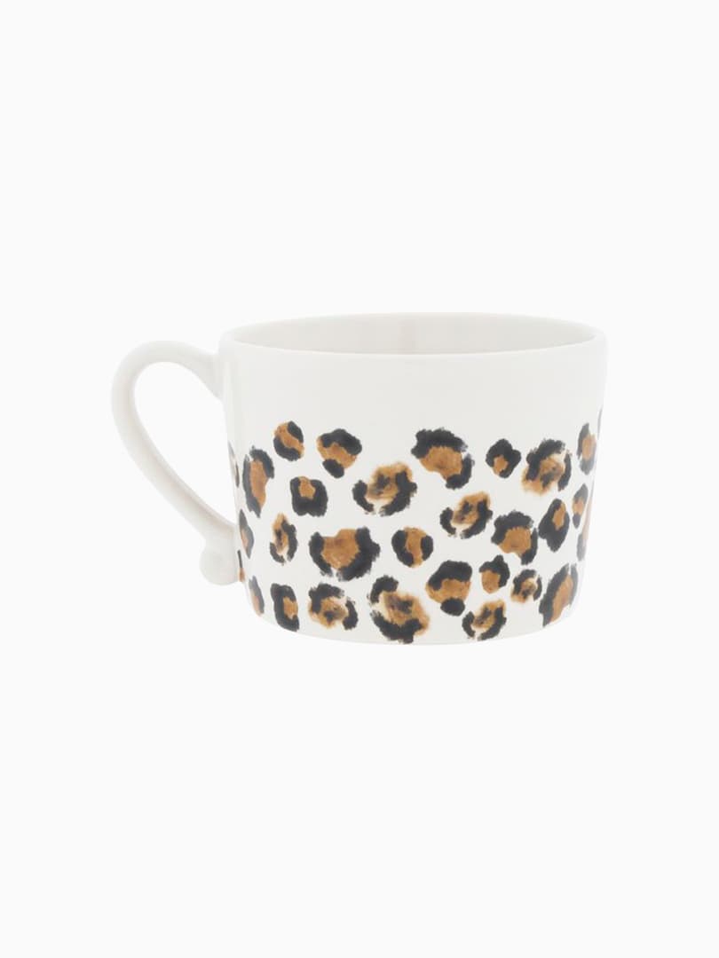 Tazza Leopard in Ceramica