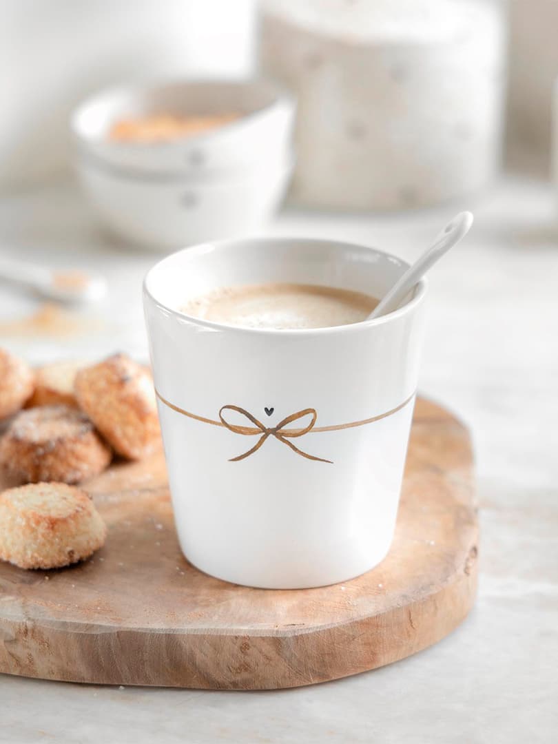 Tazzina in Ceramica con Fiocco