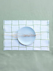 Tovaglietta Americana a Quadri in Lino