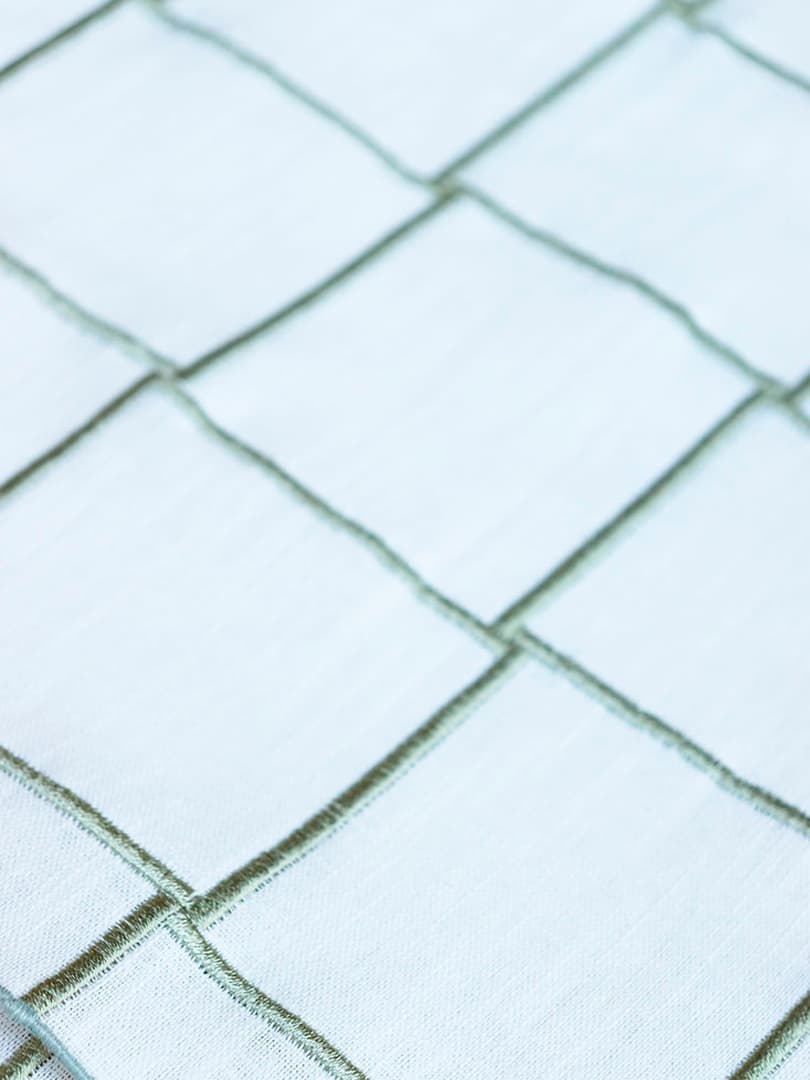 Tovaglietta Americana a Quadri in Lino