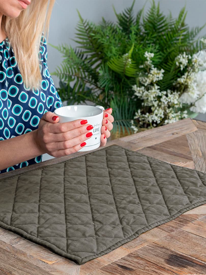 Tovaglietta Rettangolare Imbottita Talpa