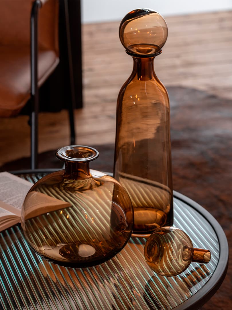 Vaso Bottiglia in Vetro