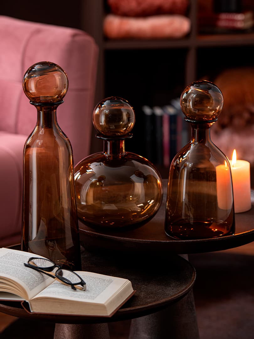 Vaso Bottiglia in Vetro