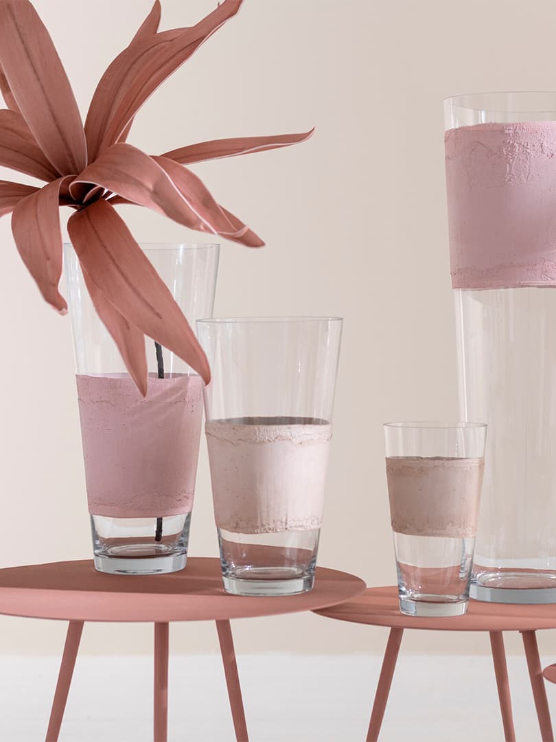 Vaso Delph in Vetro Trasparente