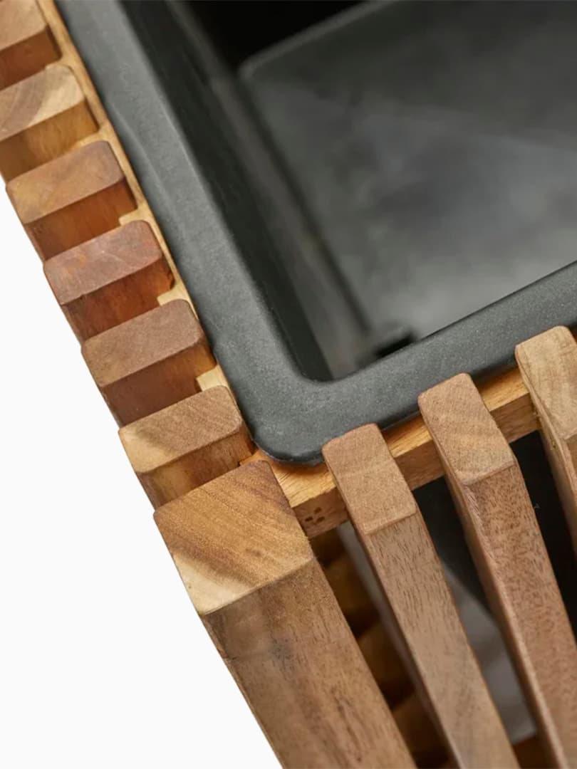 Vaso Listelli Quadrato