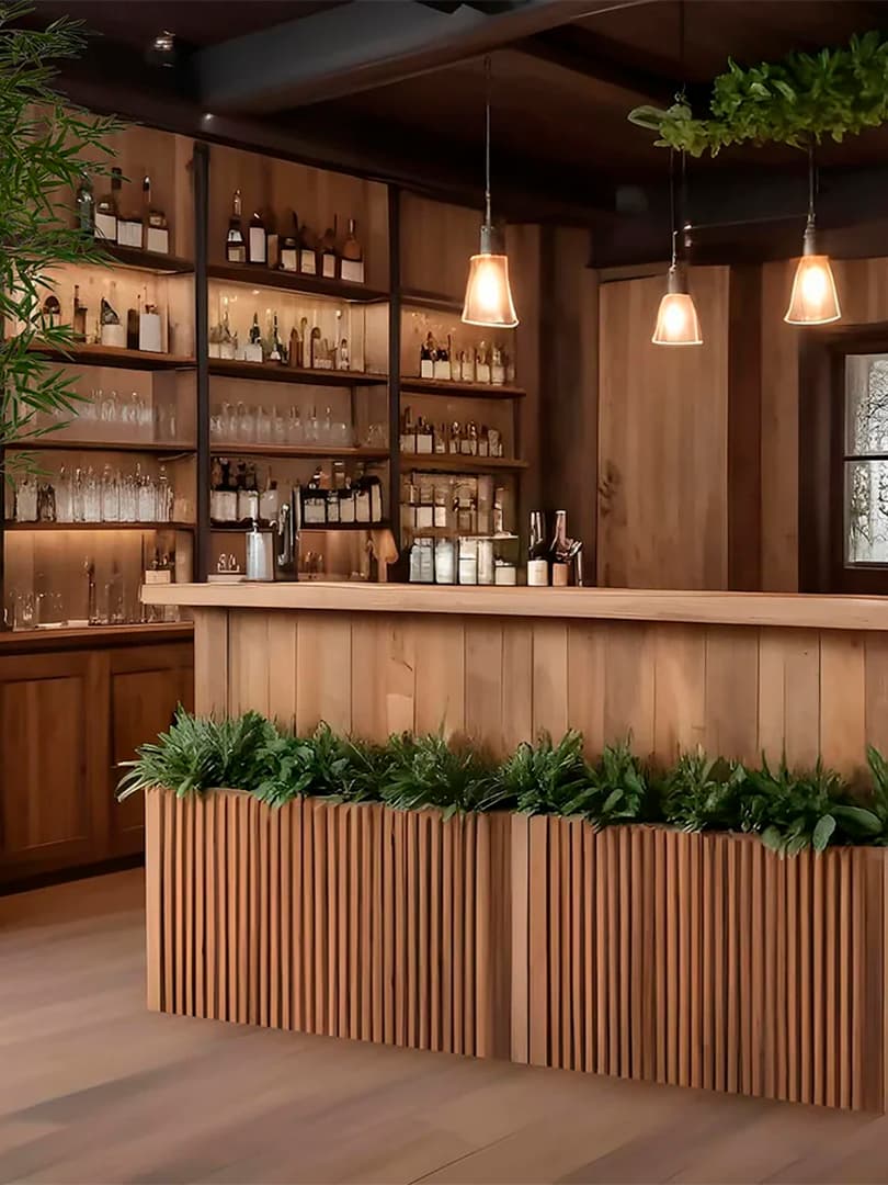 Vaso Listelli Rettangolare