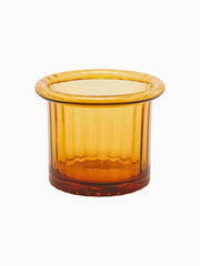 Vaso Pillar con Bordo color ambra