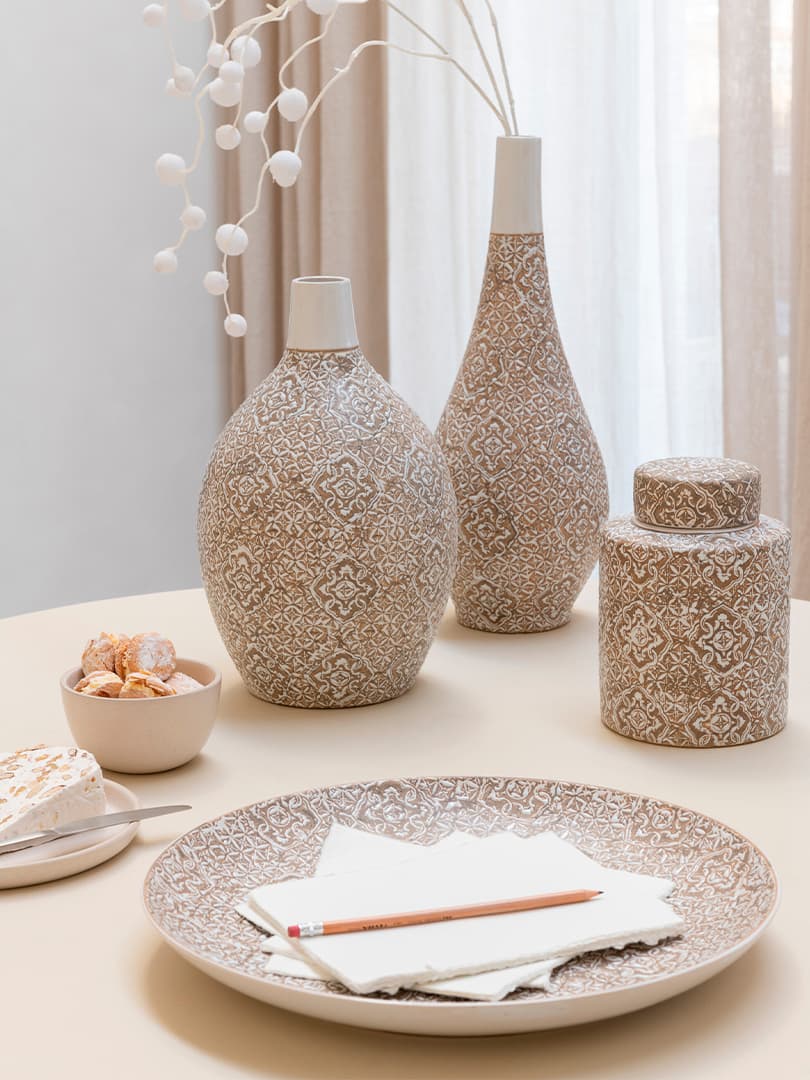 Vaso Wabi in Porcellana