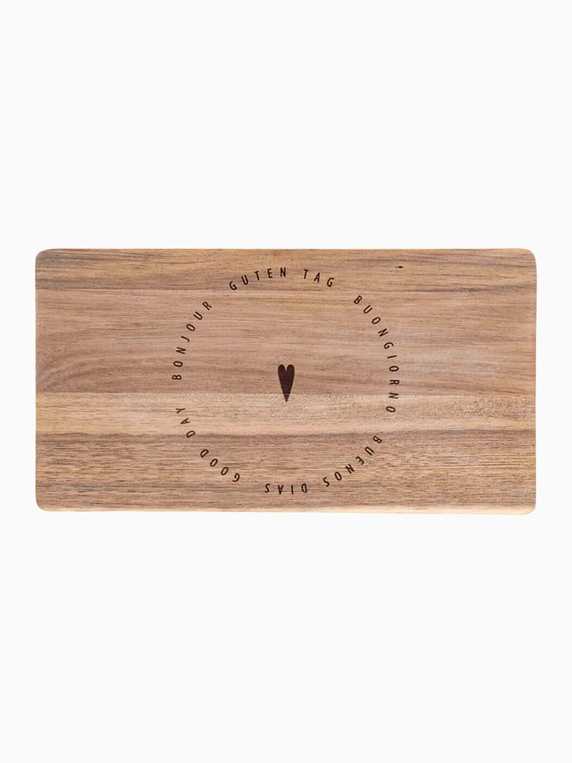 Vassoio Buongiorno in Legno di Acacia