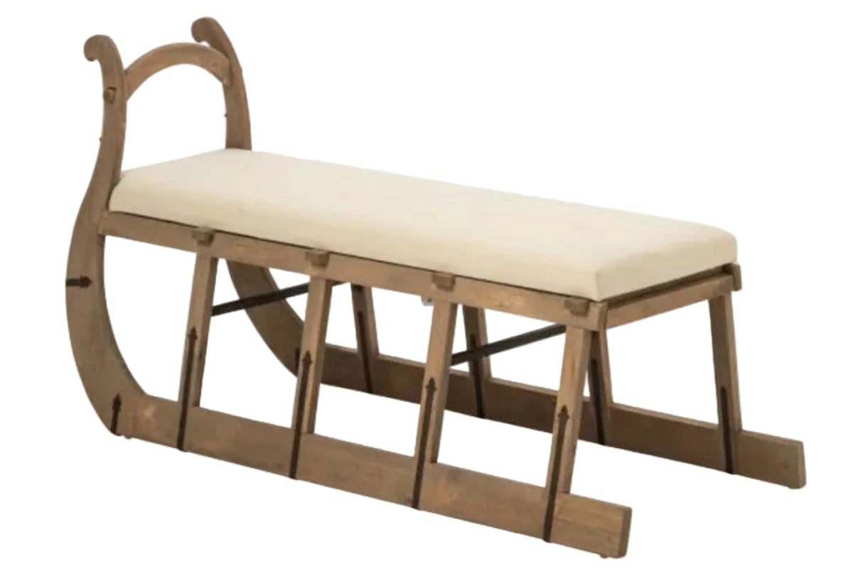 Slitta in legno di pino