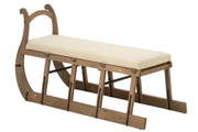 Slitta in legno di pino